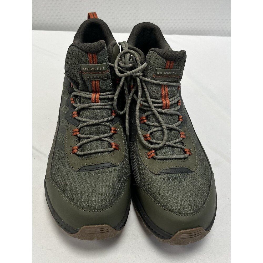 Merrell Speed Strike  Mid Waterproof Athletic Boots Shoes Men’s 12 W 🤍 - Picture 3 of 7